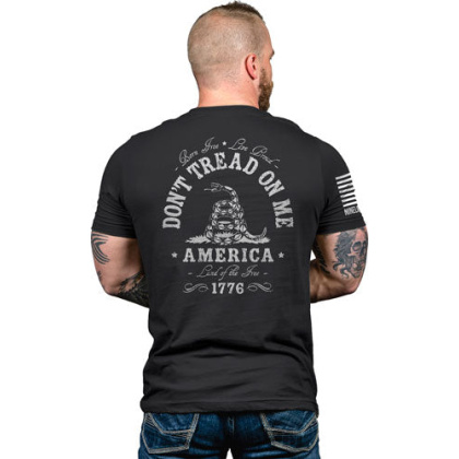 Nine Line Apparel Don\'t Tred - On Me Men\'s T-shirt Black Xlrg