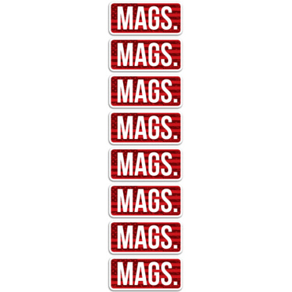 Mtm Ammo Caliber Labels Mags - 8-pack