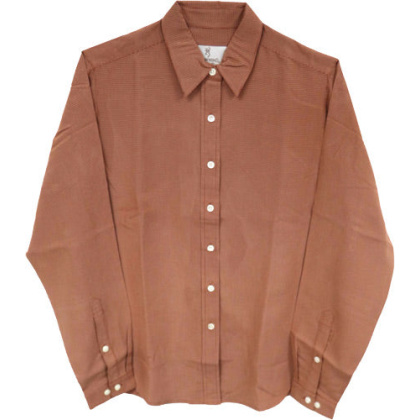 Bg Women\'s Lg Sleeve Microfibr - Shirt Medium Terra Cotta<