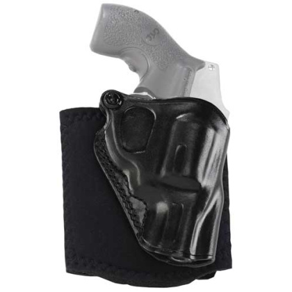 Galco Ankle Glove Holster Rh - Lthr S&w J Fr 640 Cent 21-8 Bl