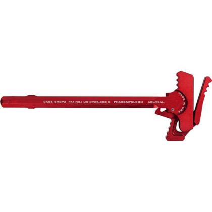 Phase 5 Charging Handle Ambi- - Battle Latch For Ar-15 Red