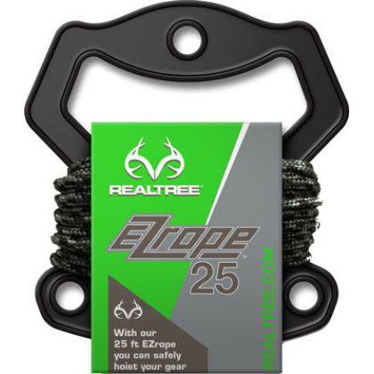 Realtree Ez Rope 25\' Braided - Cord W-attached Carabiners