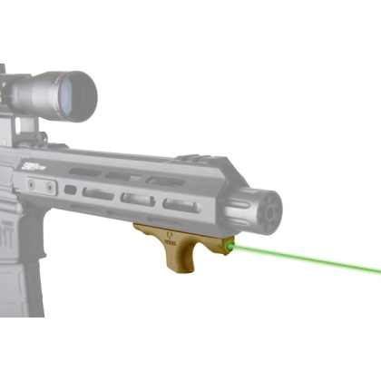 Viridian Laser Handguard Hs1 - Green W-hand Stop M-lok Fde